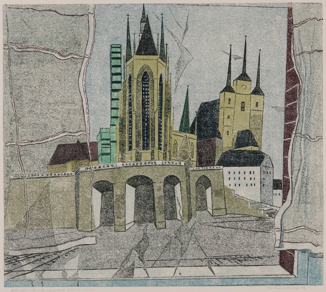 Robert Förch Linolschnitt