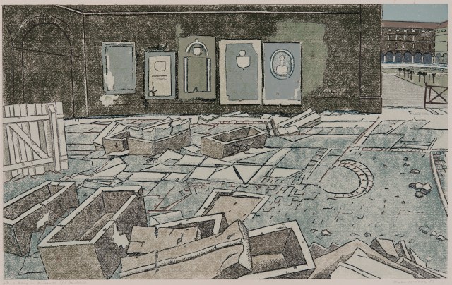 Robert Förch Linolschnitt